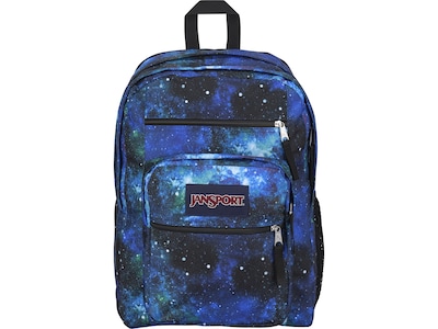 JanSport Big Student Cyberspace Galaxy Backpack, Stars, Blue (JS0A47JKAO3)