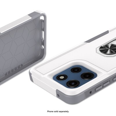 SaharaCase Raider Series Phone Case for Motorola Moto G Stylus 5G, Shock Absorbing, Fossil White (CP00789)