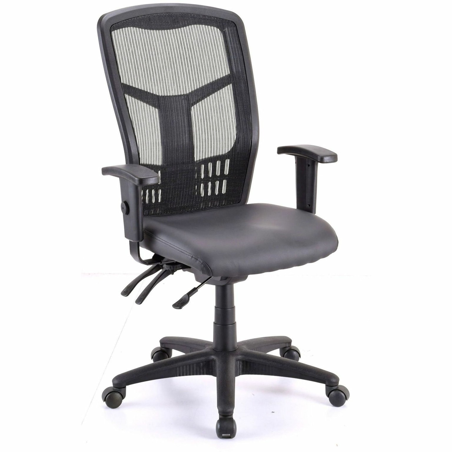 Lorell Executive Antimicrobial High-Back Chair, Black (LLR86240)