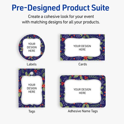 Avery Rectangle Multipurpose Labels, 2" x 3", White, 80/Pack (19479370616)