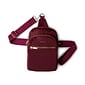 Kedzie Sling/Crossbody Combo Bag- Burgundy