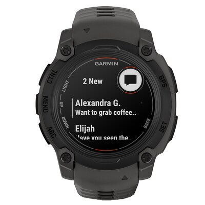 Garmin Instinct E GPS Smartwatch, Black & Charcoal, 40mm (GRM0293200)