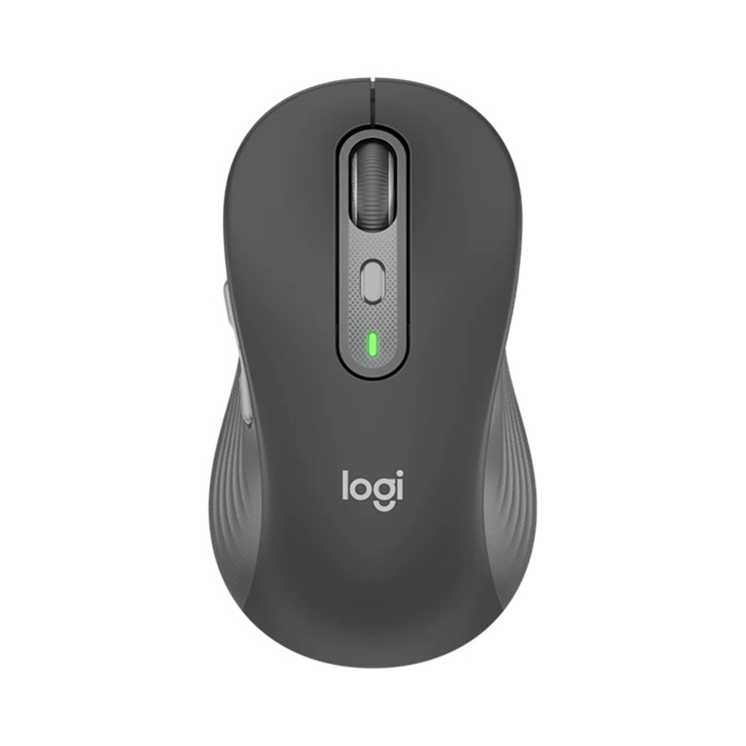 Logitech Signature Plus M750 L Wireless Ergonomic Curved Ambidextrous Optical Mouse, Graphite (910-007508)