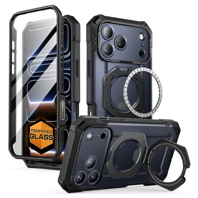 SUPCASE UBGrip Pro MagSafe Case for iPhone 17 Pro, Shock Absorbing, Black (SUP-iPhone2025Pro-GripPro-GSSP-Black)