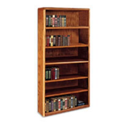Martin® Wood Bookcases, 70H, 6 Shelves