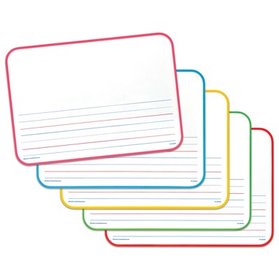 Teacher Created Resources Double-Sided Magnetic Show and Tell Early Writing Dry Erase Boards, 5/Pack (TCR77077)