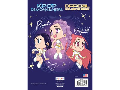 bendon K-POP Demon Hunters Official Coloring Book, 40 Pages (65704)