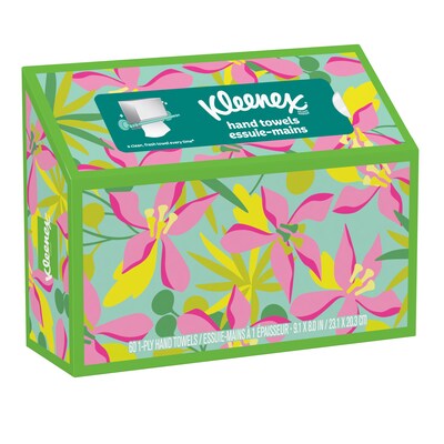 Kleenex Guest Towel Paper Towels, 1-ply, 60 Sheets/Pack, 1 Pack/Carton (38586)