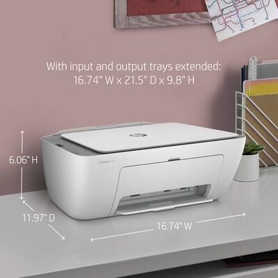 HP DeskJet 2755e Wireless Color All-in-One Printer with 6 Months Free Ink with HP+ (26K67A)