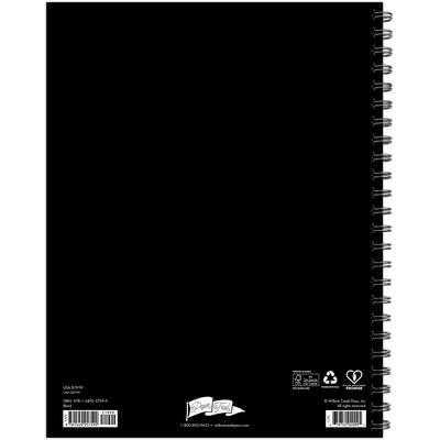 2026 Willow Creek 8.5 x 11  Weekly & Monthly Planner, Paperboard Cover, Black (57599)