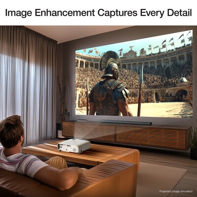 Epson Home Cinema HDMI/USB Portable LCD Home Theater Projector (V11HB63020)