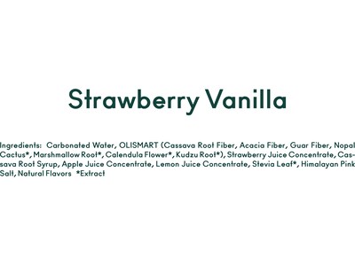 Olipop Prebiotic Strawberry Vanilla Soda, 12 fl. oz., 12 Cans/Case (ICO70291)