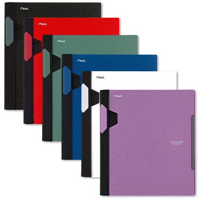 Five Star 1-Subject Notebooks, 8.5" x 11", College Ruled, 100 Sheets, Each (06322)