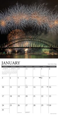 2027 Willow Creek Australia 12" x 12" Monthly Wall Calendar, Assorted Colors (58916)