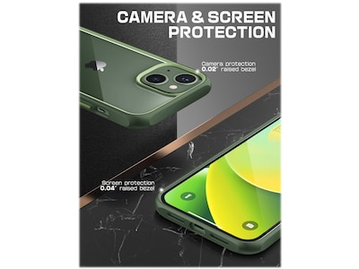 SupCase Unicorn Beetle Green Slim Case for iPhone 14 (SUP-iPhone2021/22-6.1-UBStyle-Jasper)