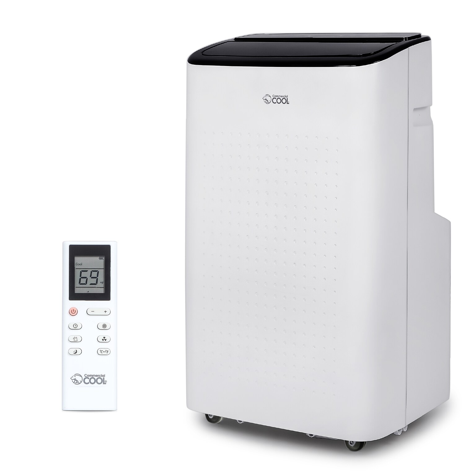 Commercial Cool 115-Volt 12,000 BTU (8,150 BTU DOE) Portable Air Conditioner, with Remote, White (CCP8JW)