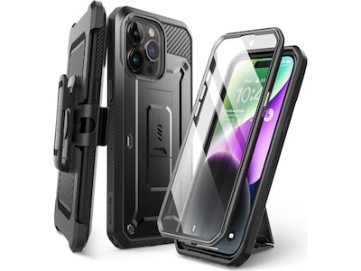 SUPCASE Unicorn Beetle PRO Rugged Case for iPhone 15 Pro Max, Shock-Absorbing, Black (SUP-iPhone2023Max-6.7-UBPro-SP-Black)