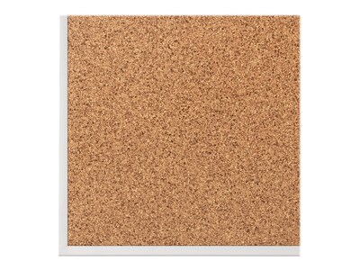 Quartet Standard Cork Bulletin Board, Silver Frame, 5' x 3' (2305)