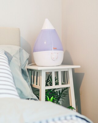 Crane Drop Ultrasonic Cool Mist Humidifier White (EE-5301W)
