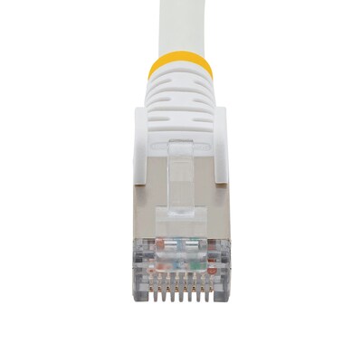 StarTech 75 ft. CAT-6a Ethernet Cable, 27AWG, White (NLWH-75F-CAT-6a-PATCH)