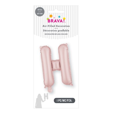 Party City (Air-Filled) 16 H Foil Balloon, Dusty Rose (AM 1 100075-92)