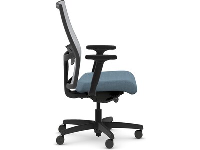 HON Ignition 2.0 Fabric/Mesh Swivel Task Chair, Carolina/Black (HIWMMKD.Y2.A.H.IF.HAML21.BL.SB.T)