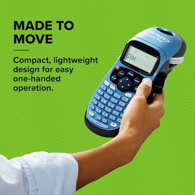 DYMO LetraTag Plus LT-100H Portable Thermal Label Maker, Silver (21455)