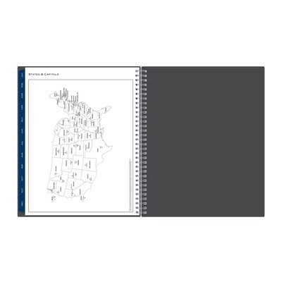 2027 Blue Sky Passages 8.5" x 11" Calendar Year Weekly & Monthly Standard Planner, Plastic Cover, Black (100009-27)