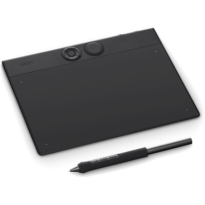 Wacom Intuos Pro 7.4 x 4.1 Graphics Tablet, Black (PTK470K0A)