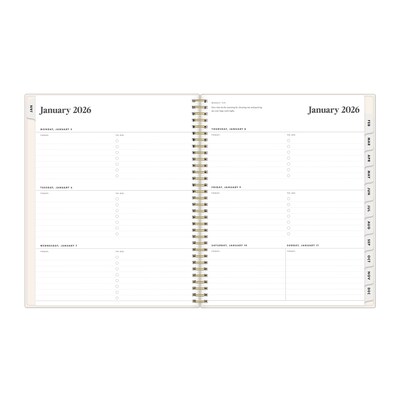 2026 Blue Sky The Everygirl Meena 8.5" x 11" Calendar Year Weekly & Monthly Planner, Plastic Cover, Multicolored (152796)