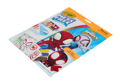 Crayola Color Wonder Mess Free Spidey Amazning Friends Coloring Book, 10-Pages (75-7187)
