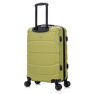 DUKAP Sense 24.39" Hardside Suitcase, 4-Wheeled Spinner, Green (DKSEN00M-GRN)