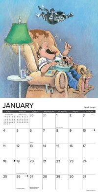 2026 Willow Creek Paws & Claws by Gary Patterson 12" x 12" Monthly Wall Calendar (52341)