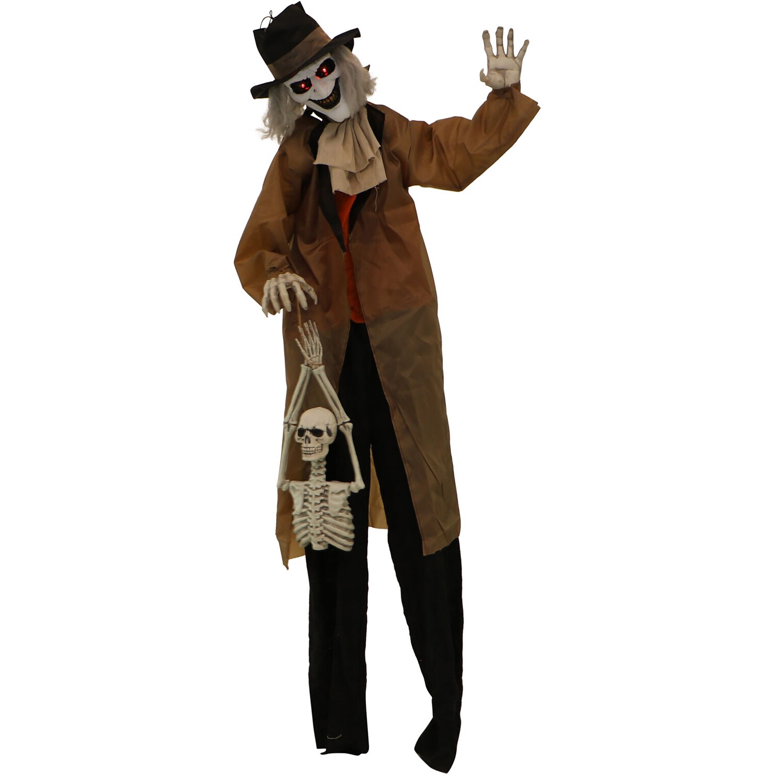 Haunted Hill Farm 5.25 Jebediah Bones Animatronic Gravekeeper (HHGRVKPR-1FLSA)