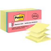 Post-it Pop-up Notes, 3 x 3, Poptimistic Collection, 100 Sheet/Pad, 18 Pads/Pack (R330144B)