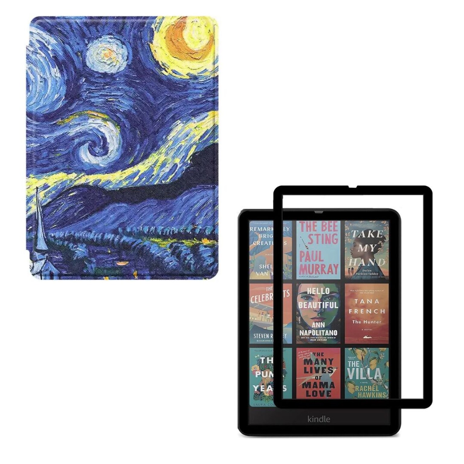 SaharaCase Venture TPU 7 Folio Case & Screen Protector for Kindle Paperwhite & Colorsoft, Blue (TB00445-ZD-T69)