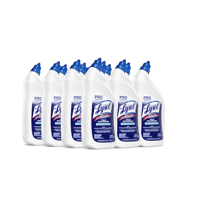 Lysol Professional Disinfectant Toilet Bowl Cleaner, Wintergreen Scent, 32 oz., 12/Carton (362417427