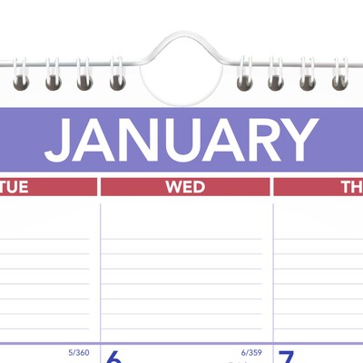 2027 AT-A-GLANCE 15 x 12 Monthly Wall Calendar, White/Purple (PM8-28-27)