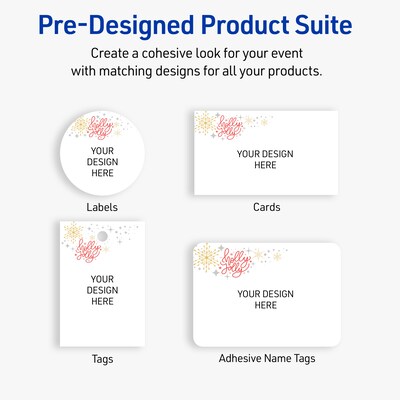 Avery  3" Blank Price & Merchandise Tags, White, 80/Carton (S00-FHE-PRMWT10)