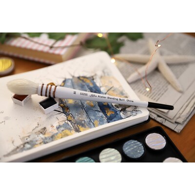 Silver Brush Taklon, Atelier Quill Brushes, 4/Pack (SLVQL5356)