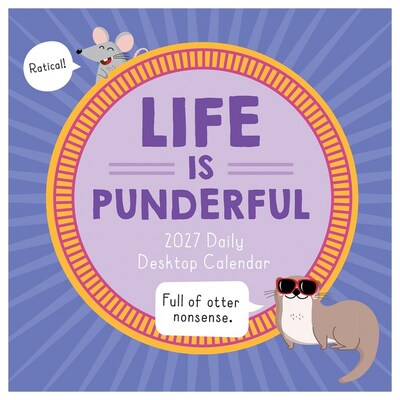 2027 TF Publishing Puns of Fun 5.25" x 5.25" Daily Day-to-Day Calendar, Multicolored (27-3066)