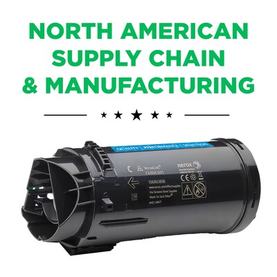 Clover C600 Remanufactured Cyan Extra High Yield Toner Cartridge Replacement for Xerox 106R03916