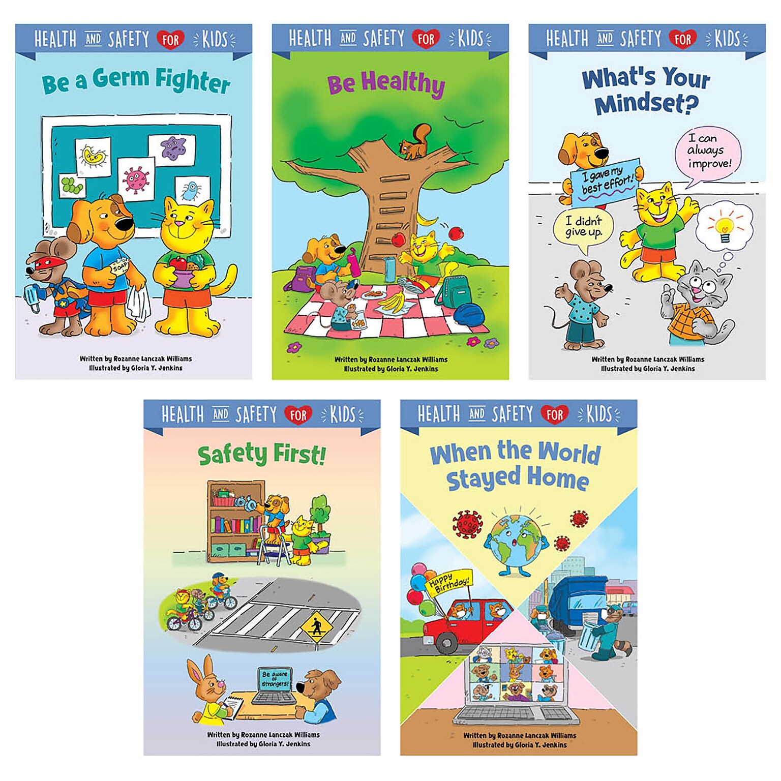 Creative Teaching Press Health & Safety for Kids Workbooks, 5/Set (CTP10822)