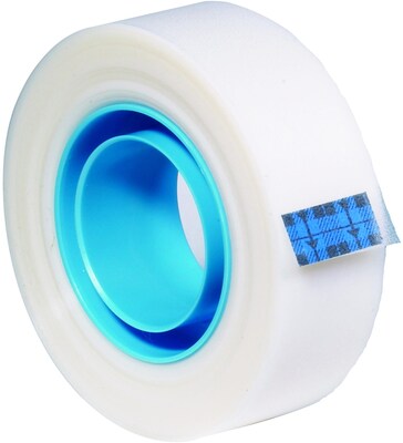 Scotch Invisible Clear Tape, 0.5" x 36 yds., 1" Core (811-121296)