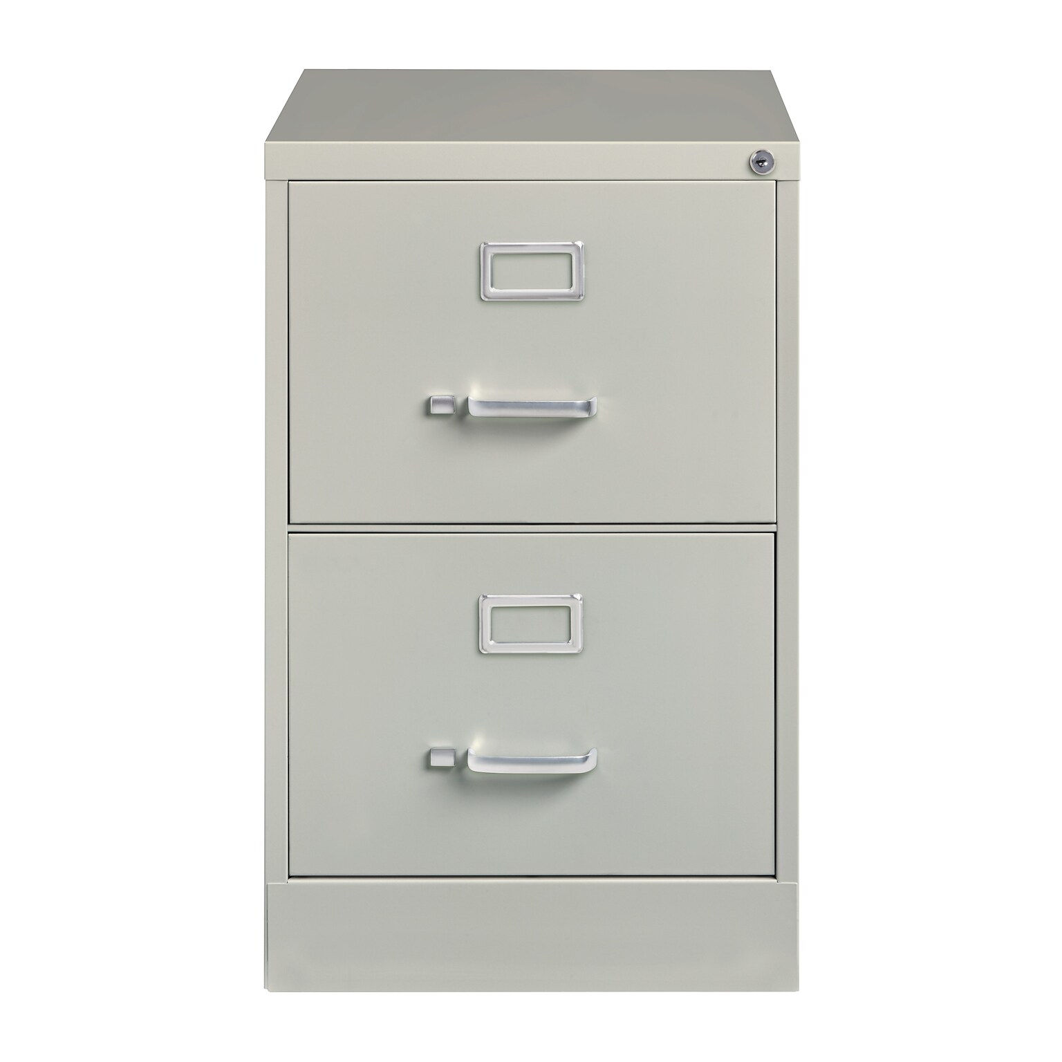Alera 2-Drawer Vertical File Cabinet, Legal Size, Lockable, 28.37H x 18W x 25D, Light Gray (14414)