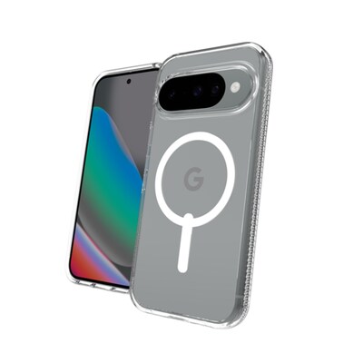 Zagg Crystal Palace Snap Phone Case for Google Pixel 10/10 Pro, Shock Absorbing, Clear (702318426)
