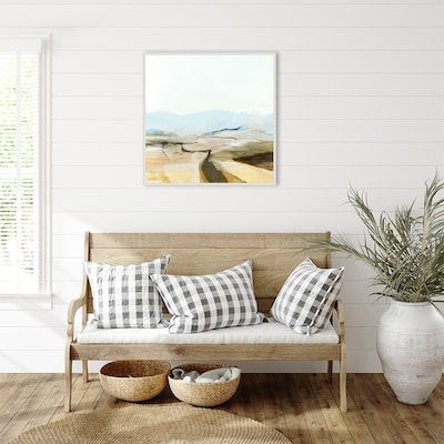 Amanti Art Country View by Dan Hobday Framed Canvas Wall Art Print, 30" x 30" (A42678302513)