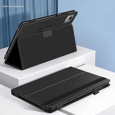 SaharaCase Venture Series Bi-Fold Folio Case for Lenovo Tab M11, Black (TB00454)