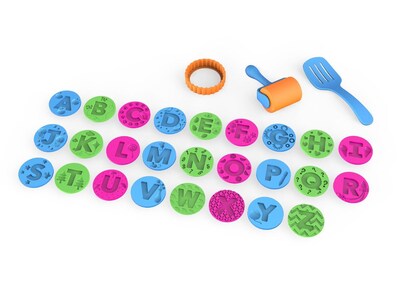 Educational Insights Playfoam Sand ABC Cookie Set, Assorted Colors (2233)