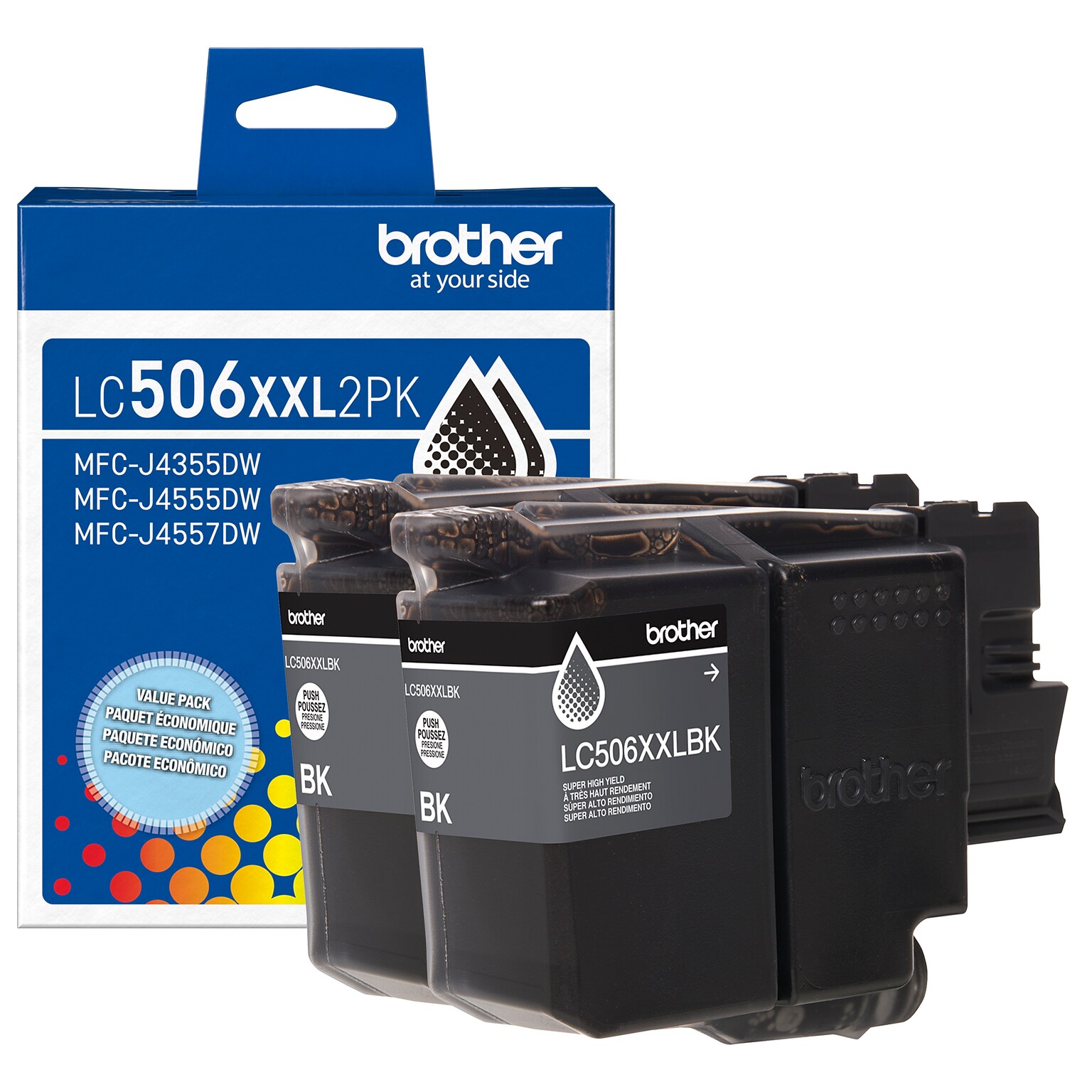 Brother LC506XXL Black Super High Yield Ink Cartridge (LC506XXL2PKS)